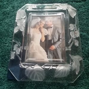 Floral Crystal Picture Frame